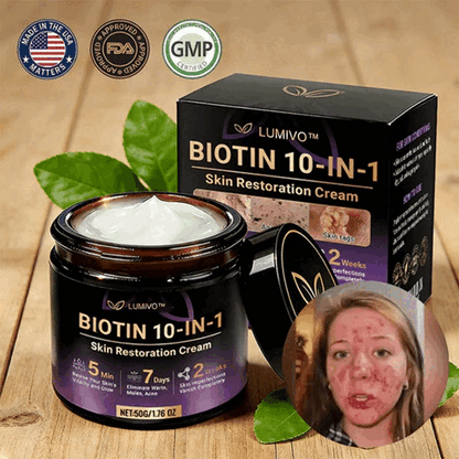 ❤️Happy Mother's Day✨LUMIVO® Biotin 10-in-1 Skin Restoration Cream 🍀