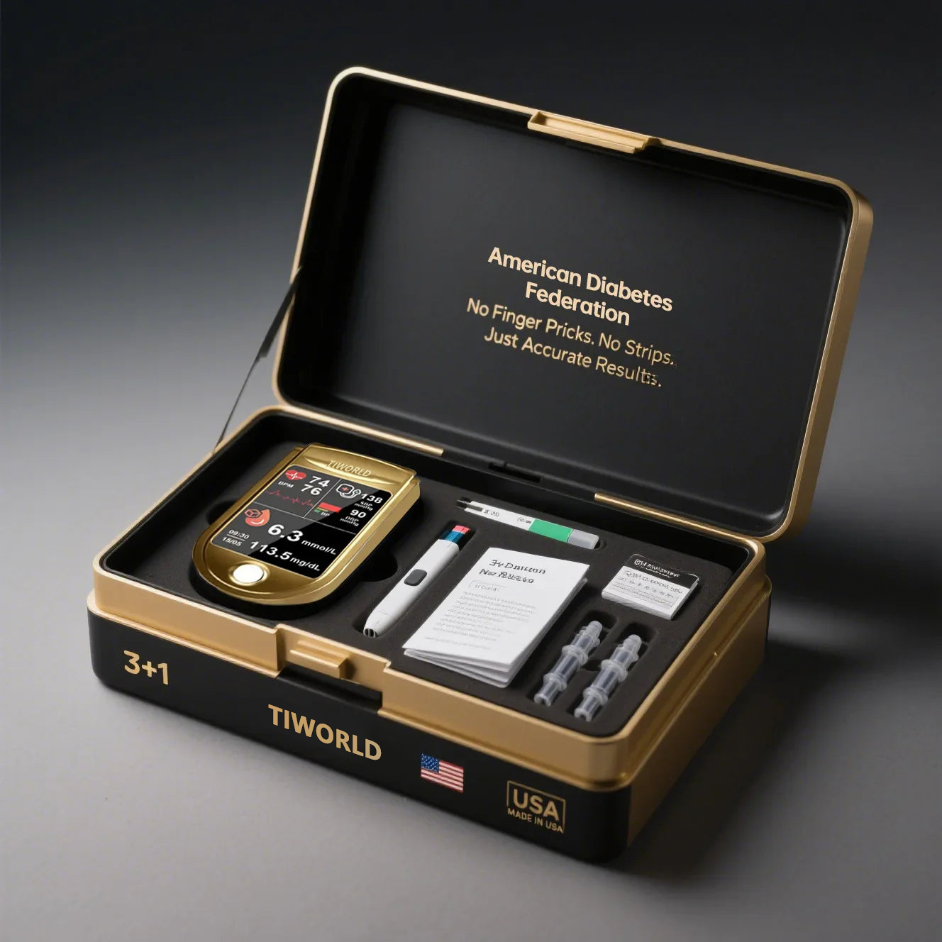 🔥Final 3 Hours: 70% OFF🏆Develops Newly Launched Non-Invasive Smart Glucose Meter✅FDA Approved