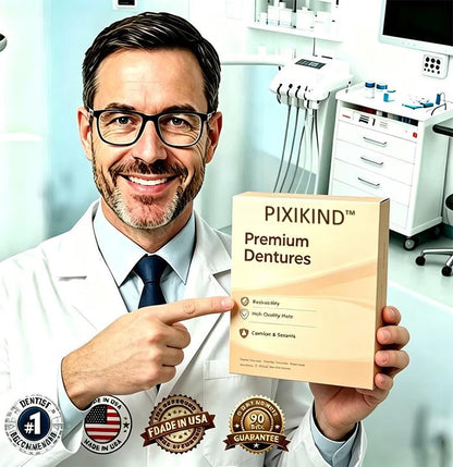 ✨Up to 70% off today only!🔥 Medical Full Denture with Strong Suctiond🦷Obtain American Dental Association (ADA) Certification