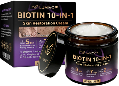 ❤️Happy Mother's Day✨LUMIVO® Biotin 10-in-1 Skin Restoration Cream 🍀