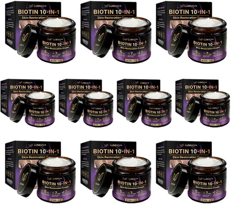 ❤️Happy Mother's Day✨LUMIVO® Biotin 10-in-1 Skin Restoration Cream 🍀