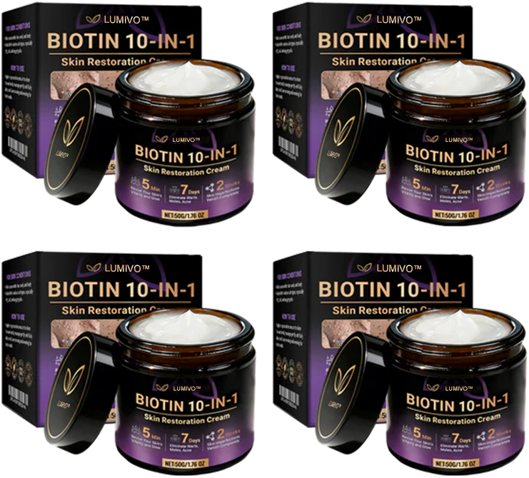 ❤️Happy Mother's Day✨LUMIVO® Biotin 10-in-1 Skin Restoration Cream 🍀