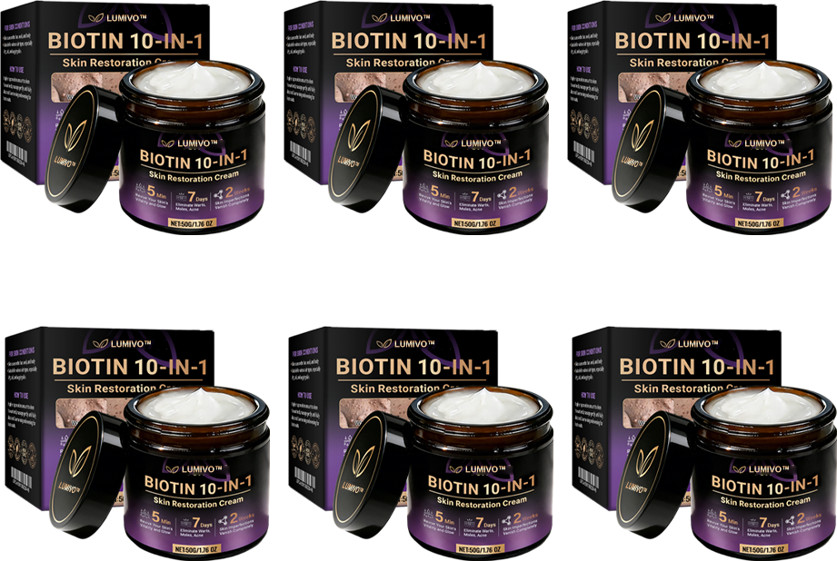 ❤️Happy Mother's Day✨LUMIVO® Biotin 10-in-1 Skin Restoration Cream 🍀