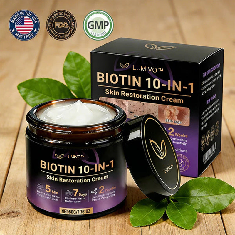 ❤️Happy Mother's Day✨LUMIVO® Biotin 10-in-1 Skin Restoration Cream 🍀