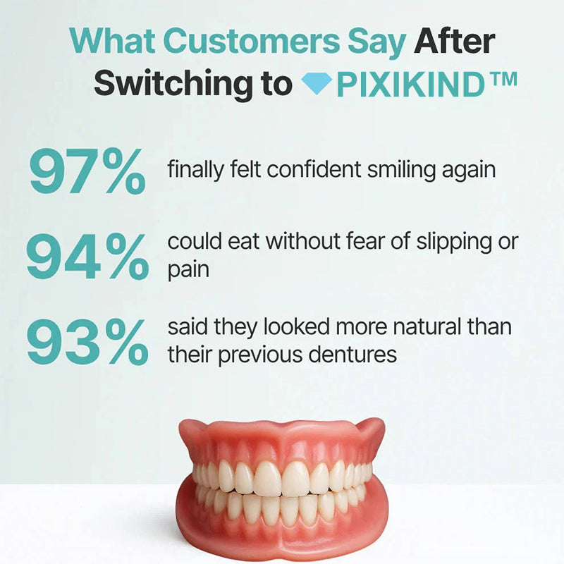 ✨Up to 70% off today only!🔥 Medical Full Denture with Strong Suctiond🦷Obtain American Dental Association (ADA) Certification