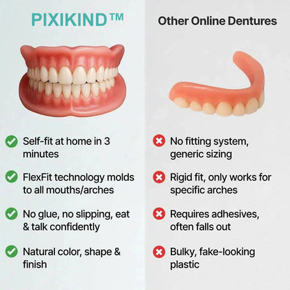 ✨Up to 70% off today only!🔥 Medical Full Denture with Strong Suctiond🦷Obtain American Dental Association (ADA) Certification