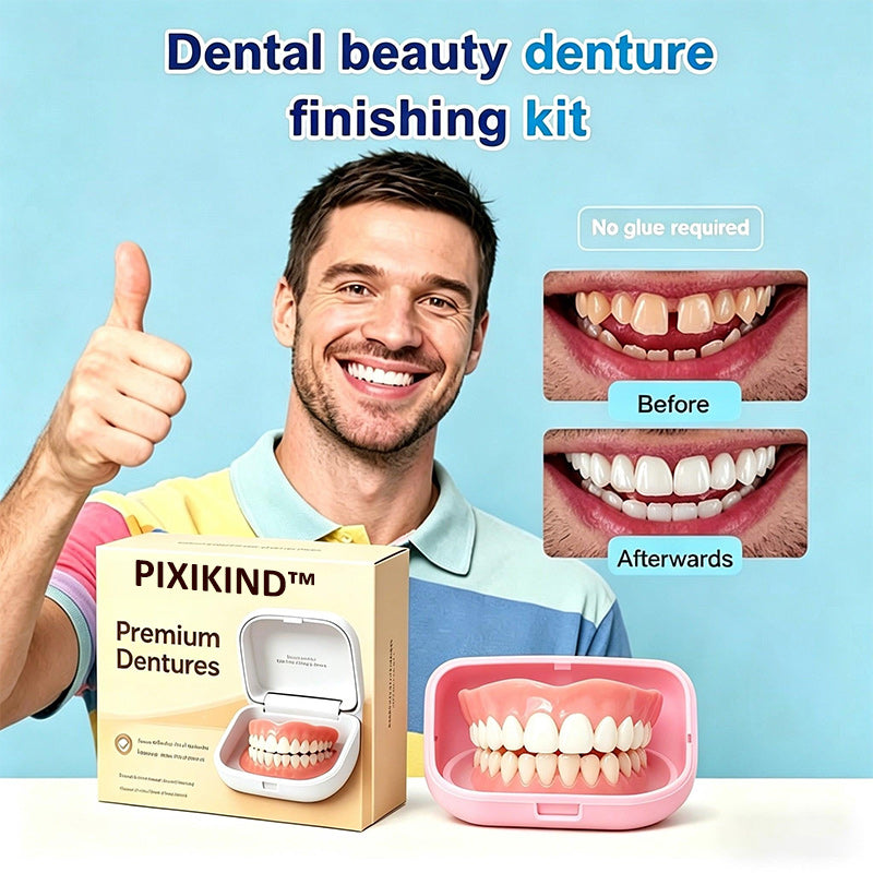 ✨Up to 70% off today only!🔥 Medical Full Denture with Strong Suctiond🦷Obtain American Dental Association (ADA) Certification