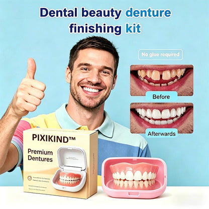 ✨Up to 70% off today only!🔥 Medical Full Denture with Strong Suctiond🦷Obtain American Dental Association (ADA) Certification