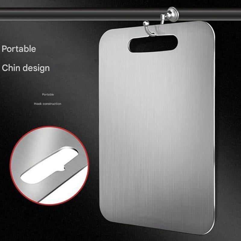 🚚 You Just Enjoy the Unboxing!Titanium Alloy Cutting Board – Ultra-Durable, Hygienic & Knife-Friendly Kitchen Essential
