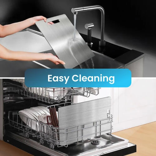 🚚 You Just Enjoy the Unboxing!Titanium Alloy Cutting Board – Ultra-Durable, Hygienic & Knife-Friendly Kitchen Essential