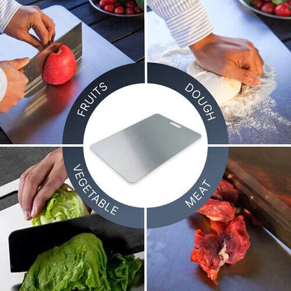 🚚 You Just Enjoy the Unboxing!Titanium Alloy Cutting Board – Ultra-Durable, Hygienic & Knife-Friendly Kitchen Essential